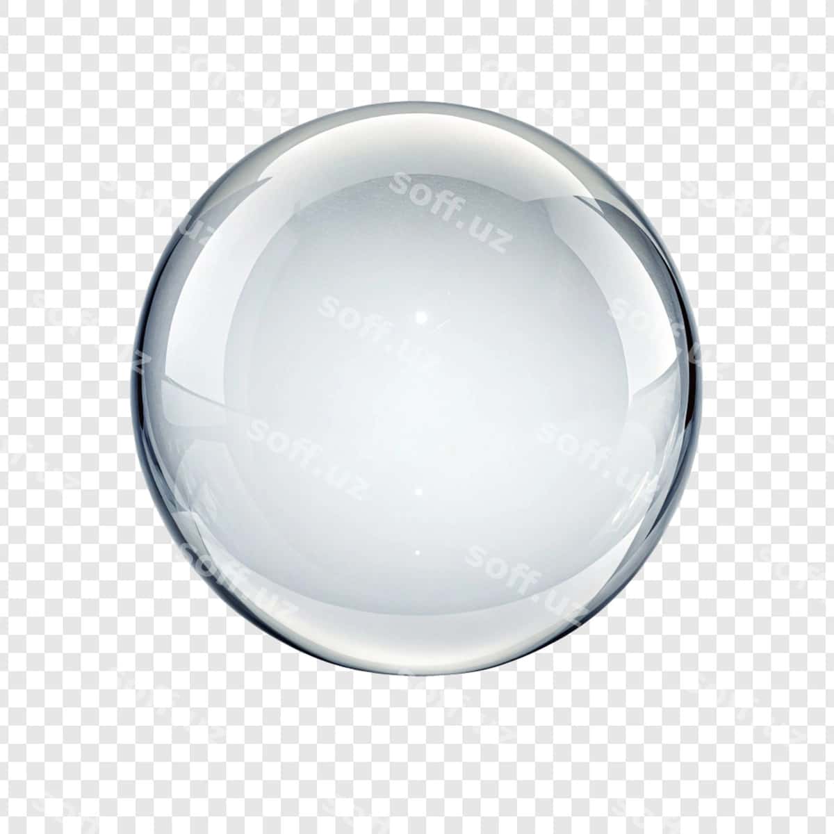 Fotorealistik shaffof gurglatma | Photorealistic transparent bubble 1