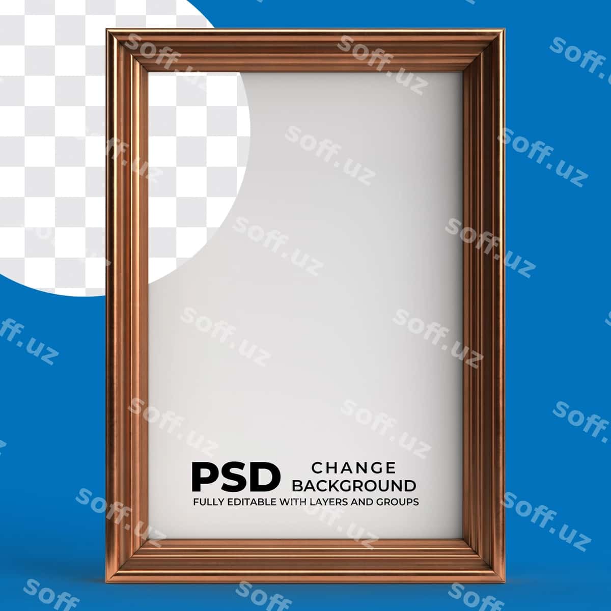 Rasm ramkasi maketi psd | Picture frame mockup psd 1