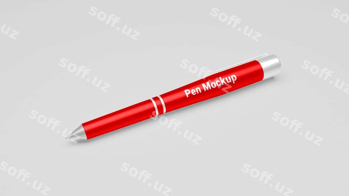 Psd ruchka namunasi | Psd pen mockup 1