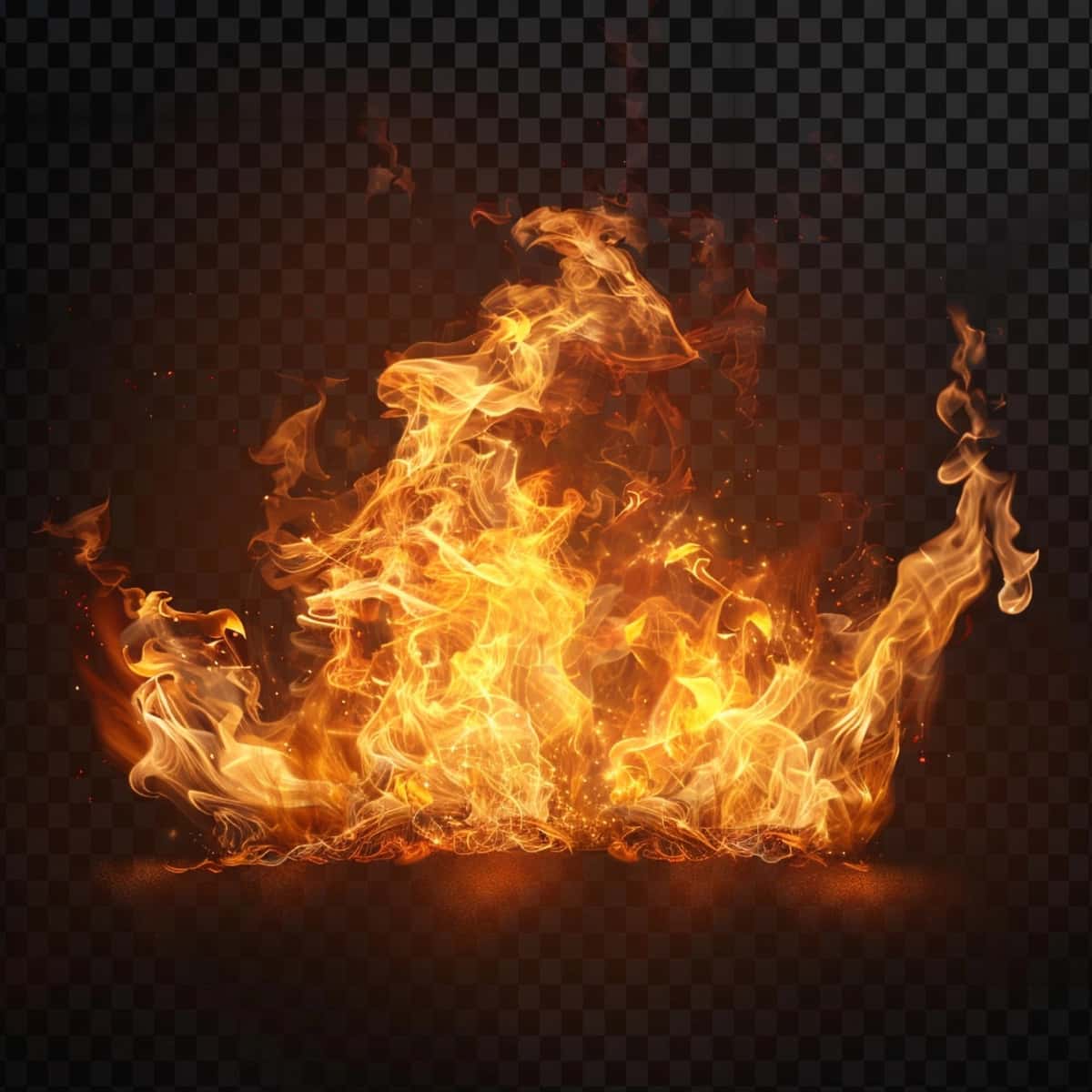 Haqiqiy olov alangasi | Realistic fire flame 1