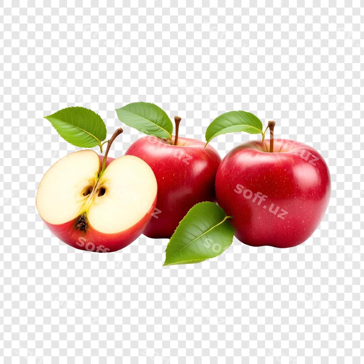 Qizil olma ajraltirilgan shaffof | Red apple isolated transparent 1