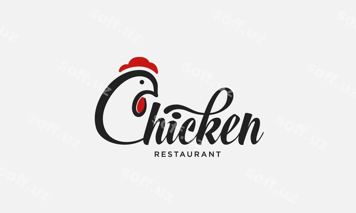 Restoran logotipi dizayni vektor shabloni | Restaurant logo design vector template 1