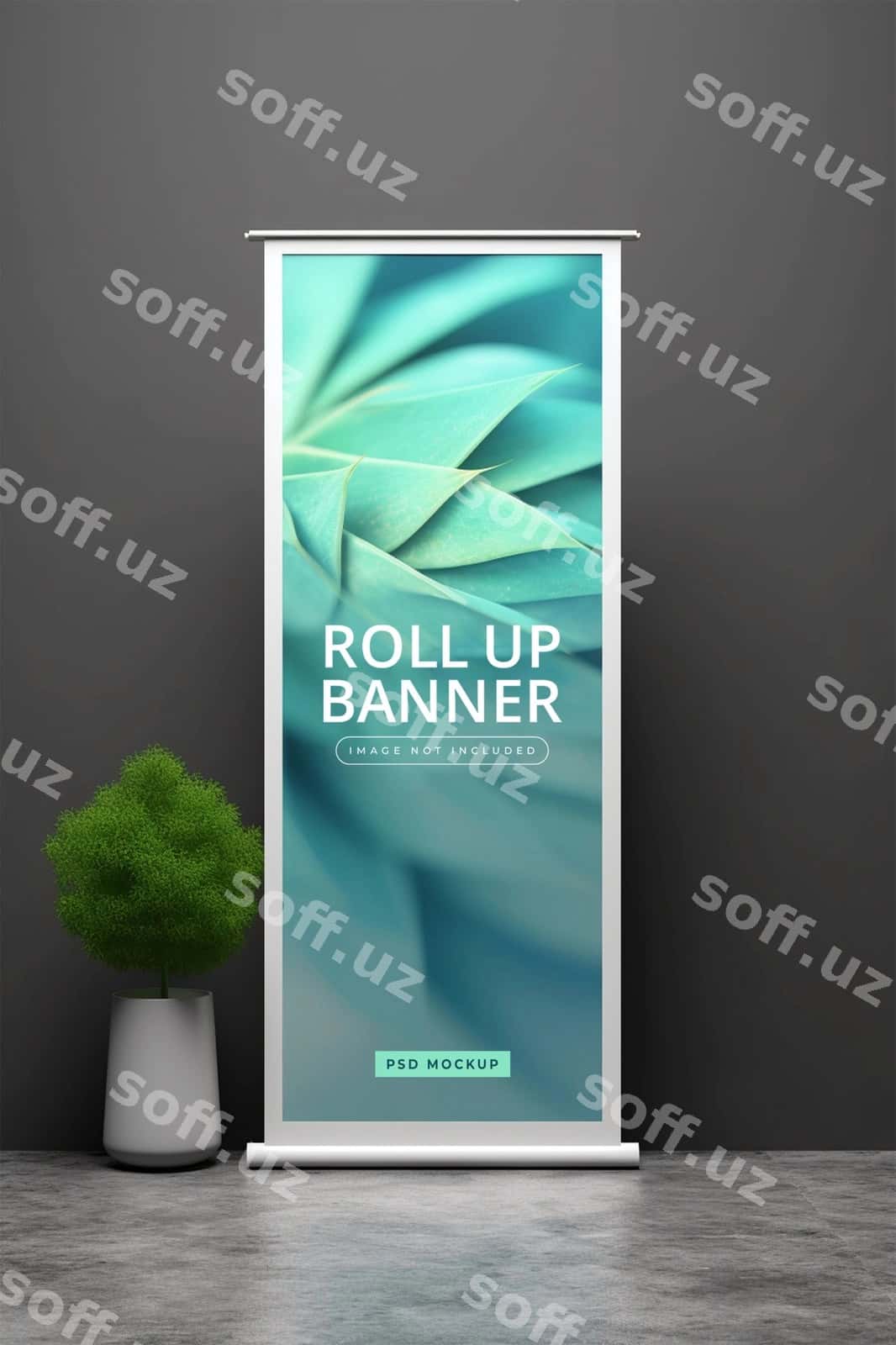 Roll up banner mockup | Roll up banner mockup 1