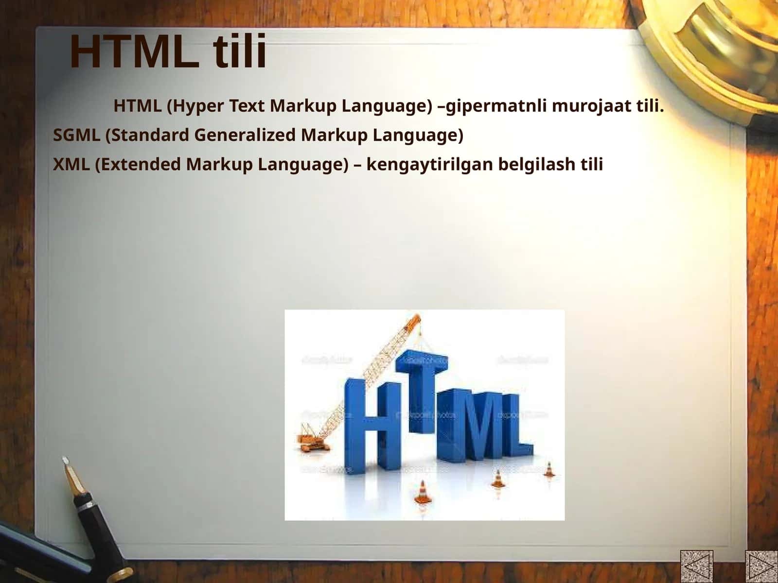 HTML tili 1