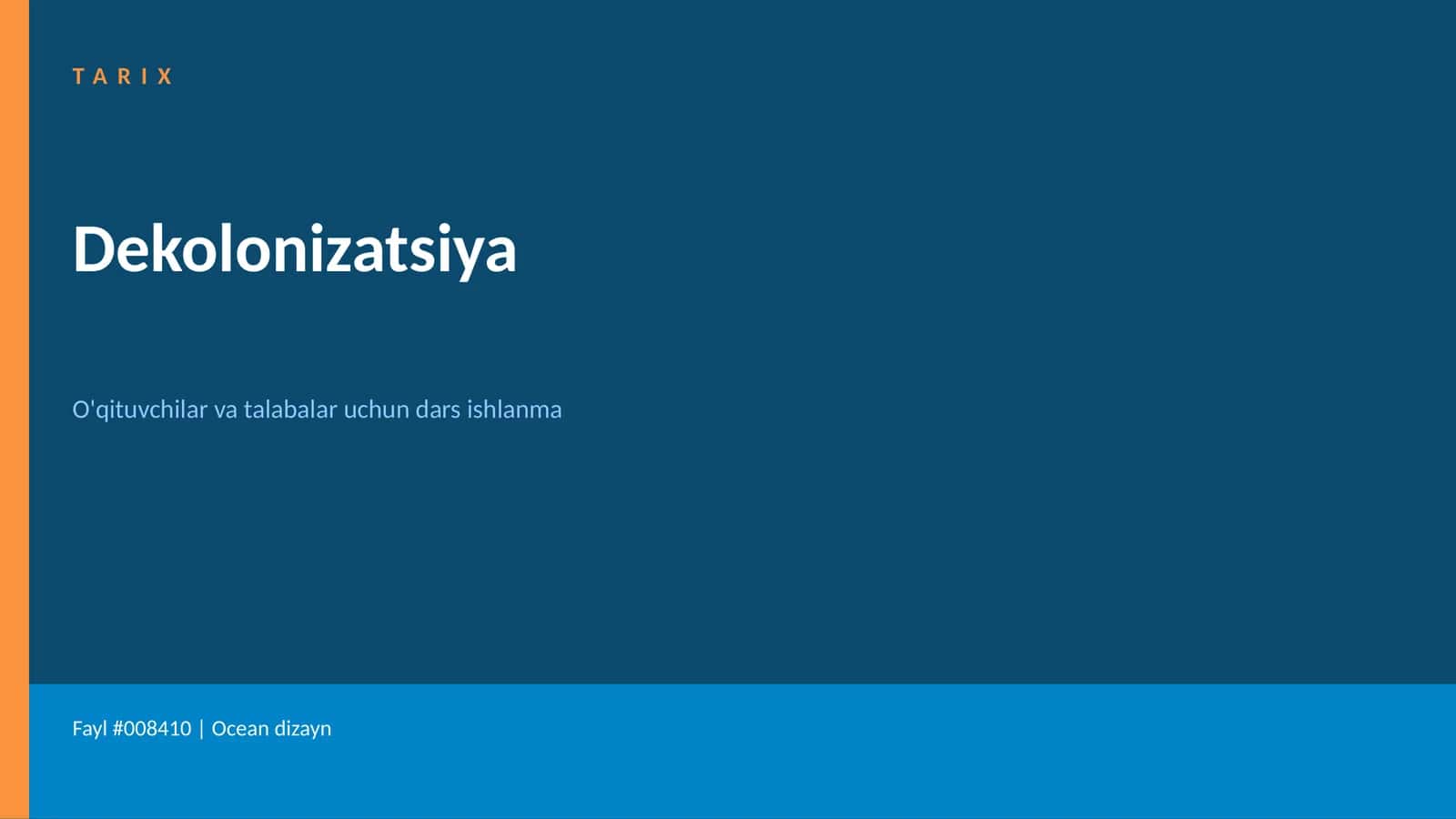 Dekolonizatsiya 1