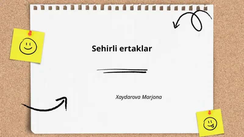 Sehirli ertaklar 1