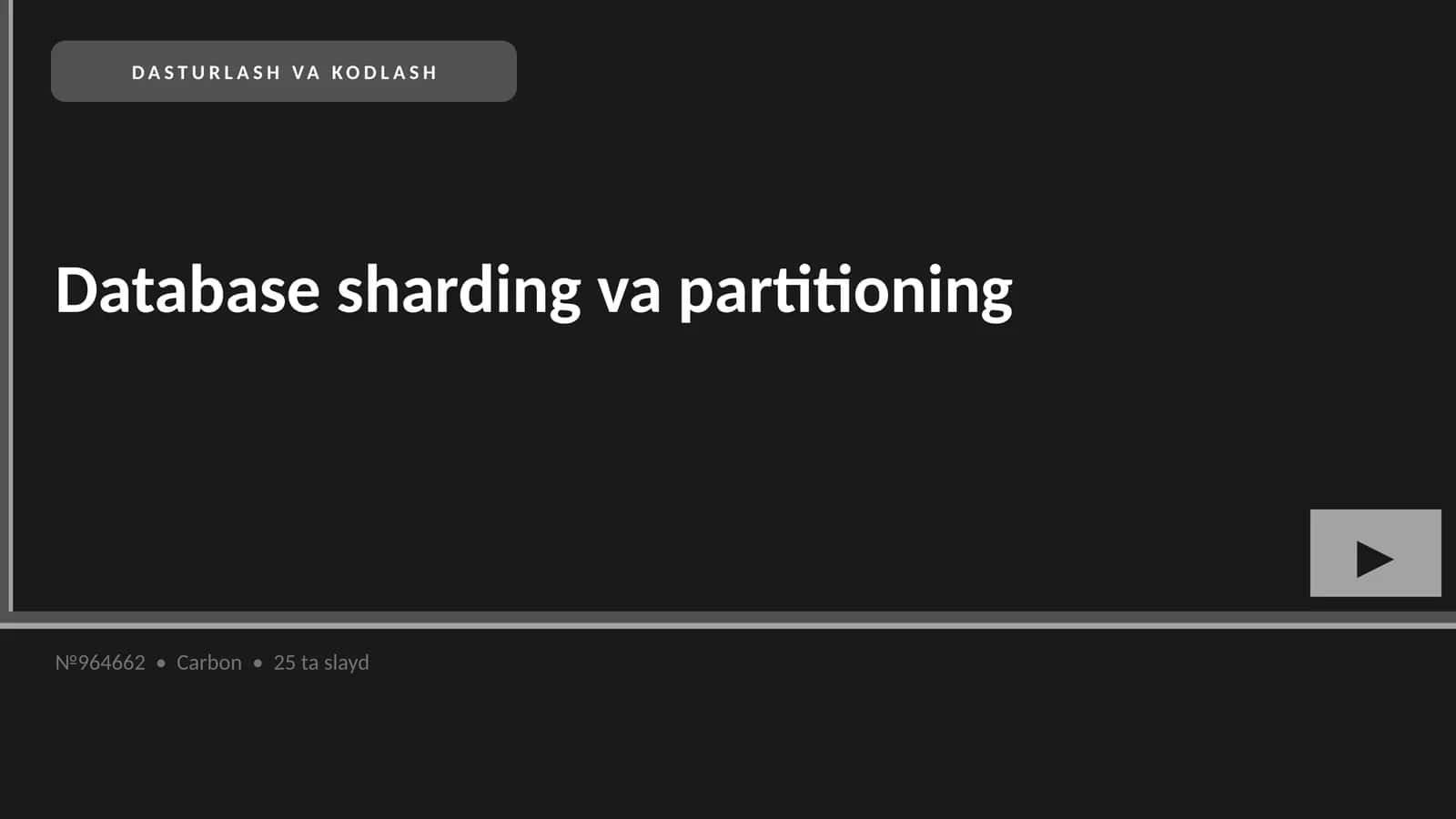 Database sharding va partitioning 1