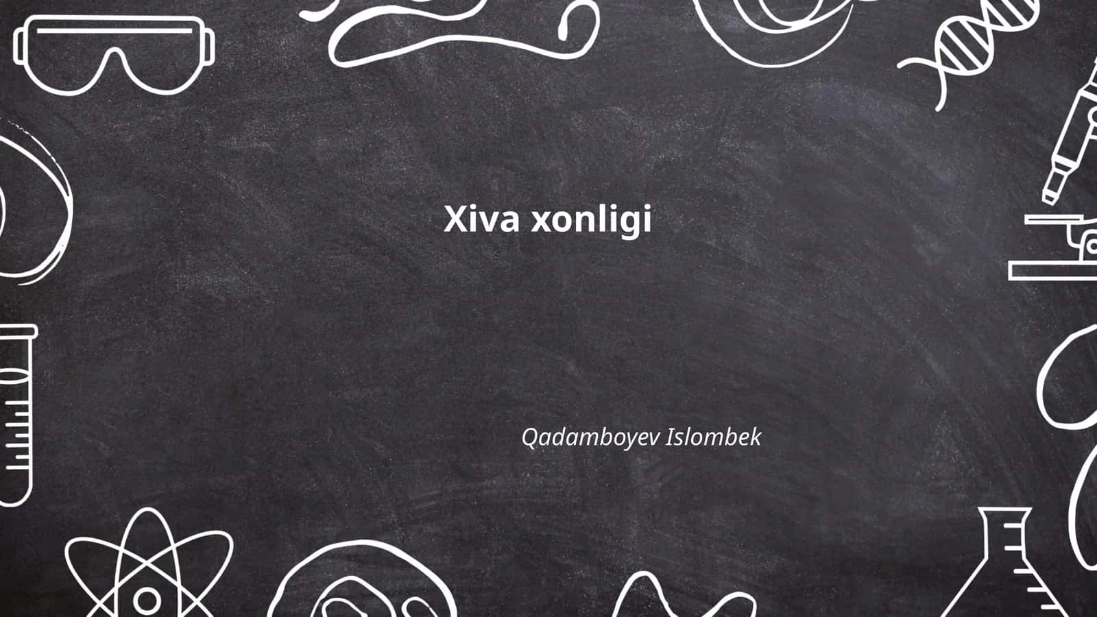 Xiva xonligi 1