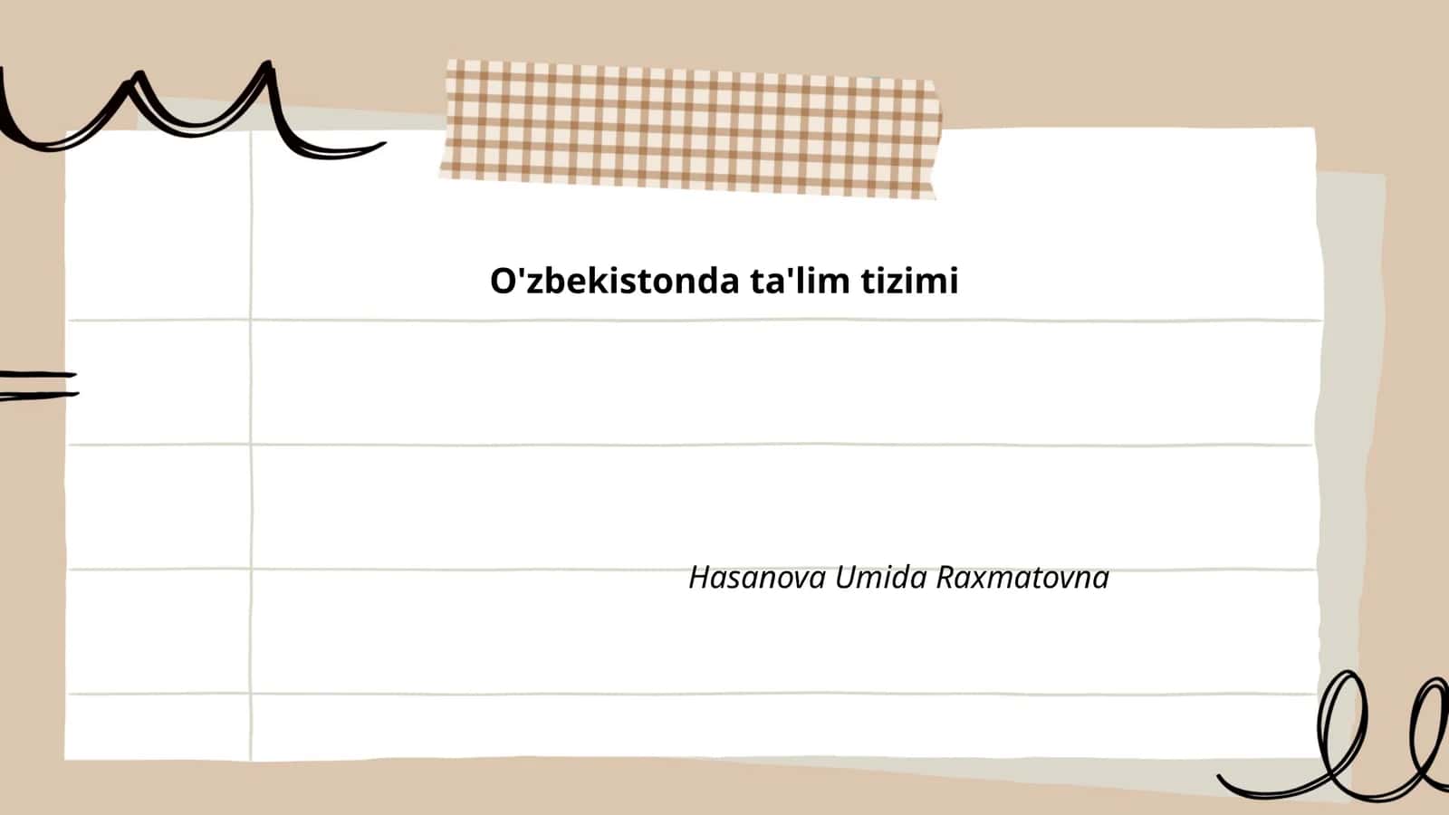 O'zbekistonda ta'lim tizimi 1