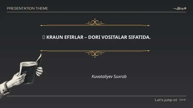Kraun efirlar 1