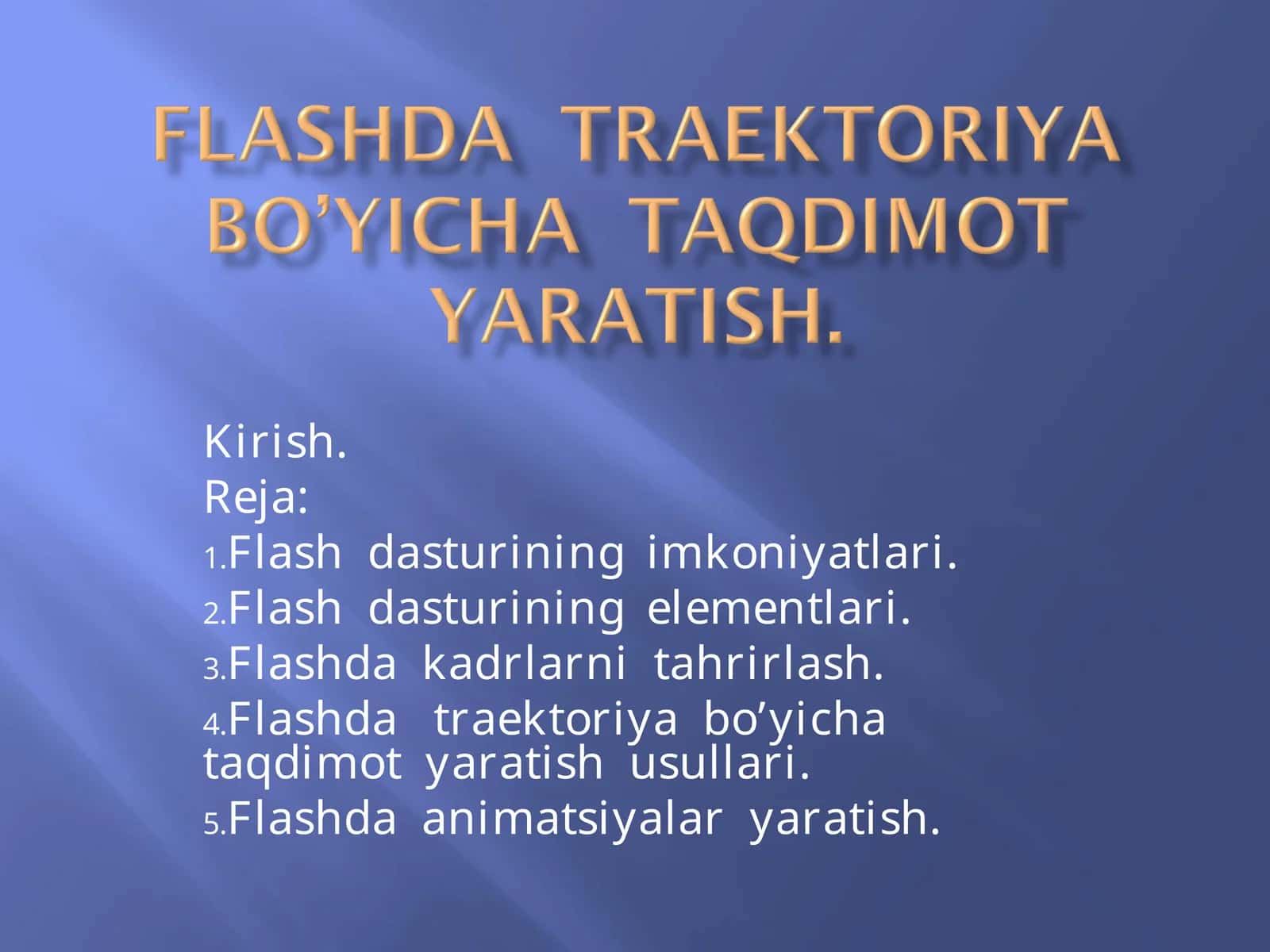 Flash dasturi 1