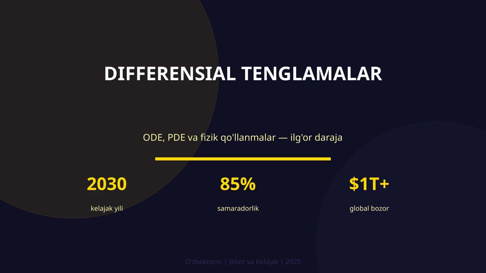 DIFFERENSIAL TENGLAMALAR 1