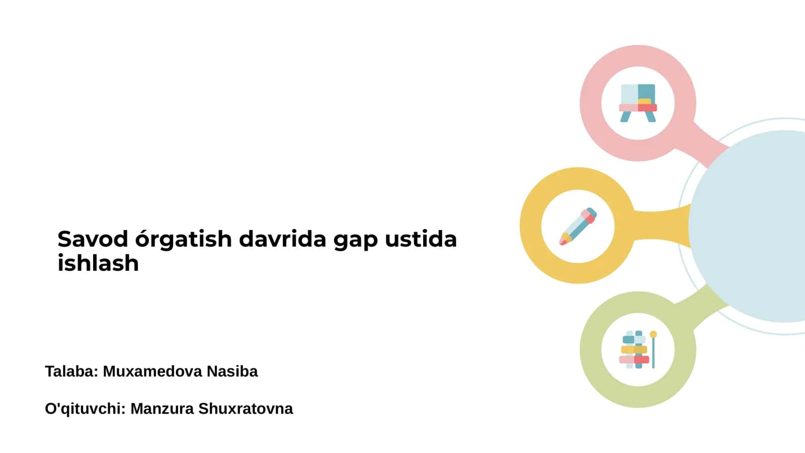 Gap ustida ishlash 1