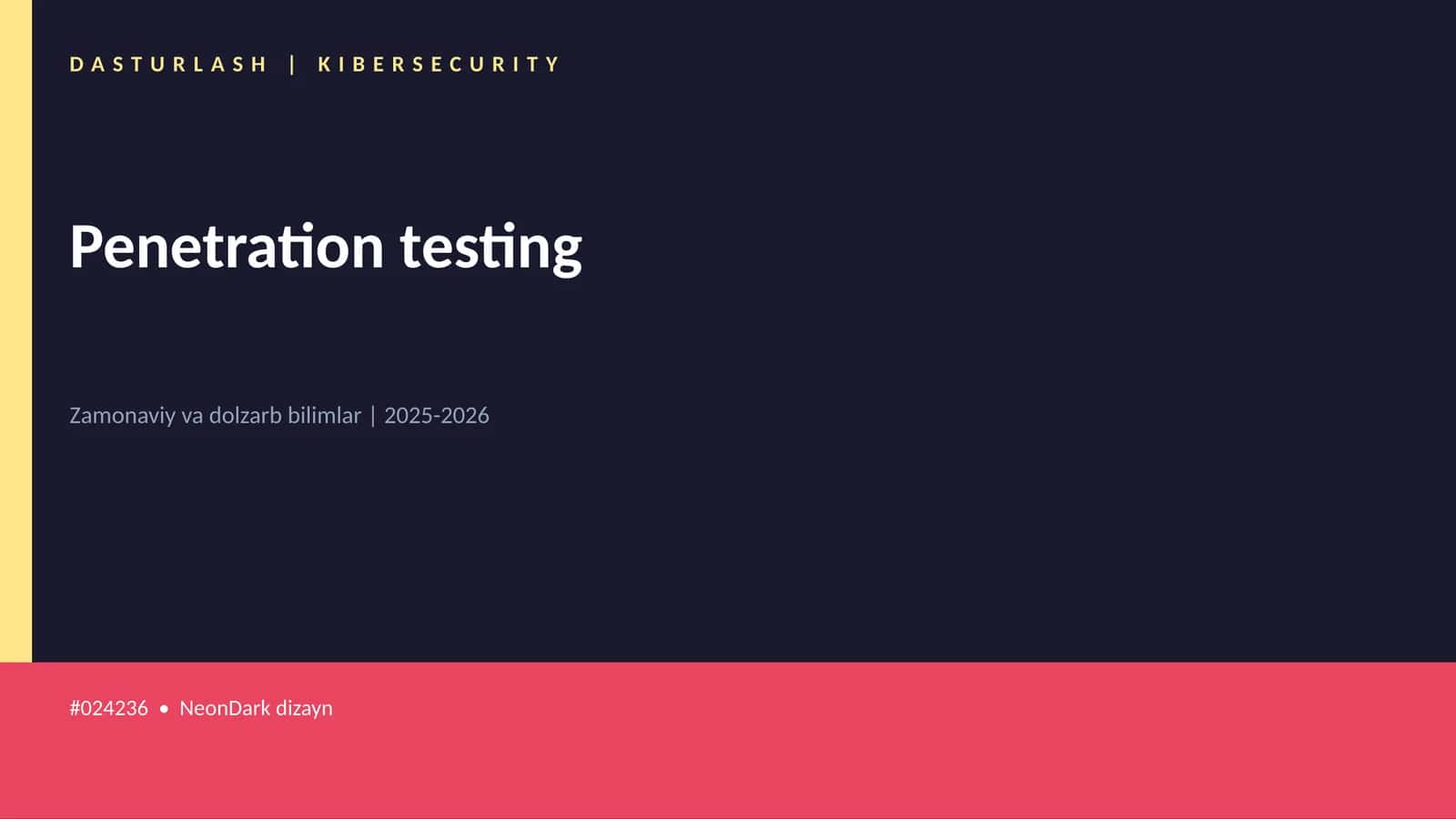 Penetration testing 1