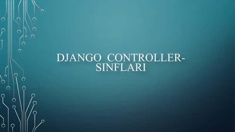 Django controller-sinflari 1