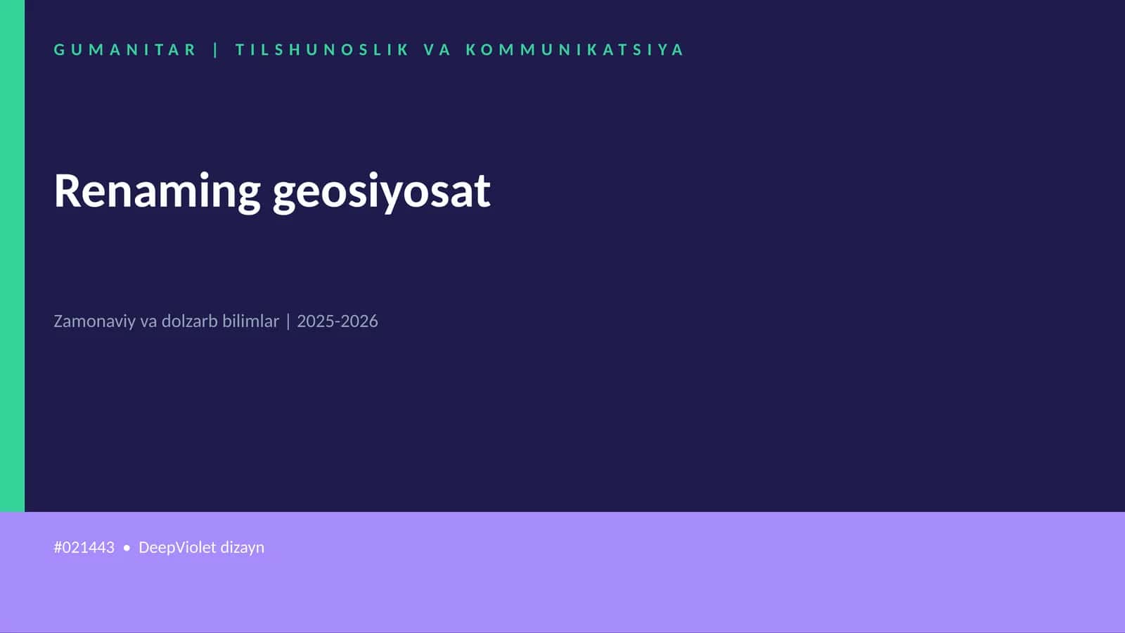 Renaming geosiyosat 1
