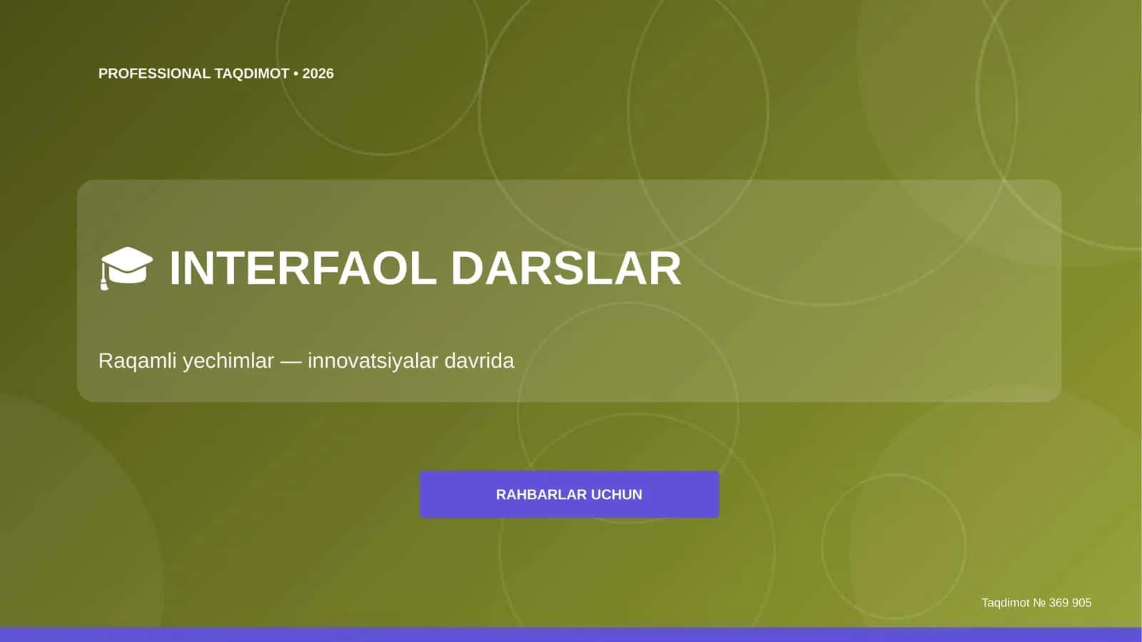 INTERFAOL DARSLAR 1