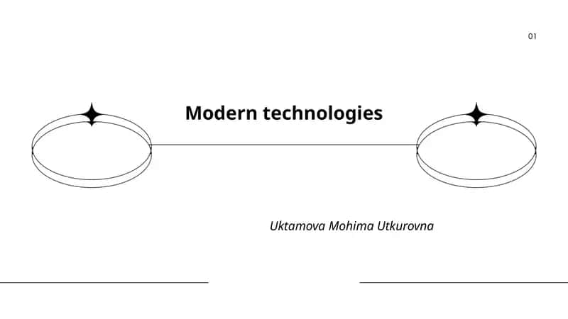 Modern technologies 1