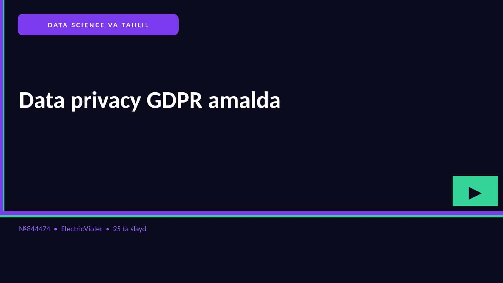 DATA SCIENCE VA TAHLIL 1