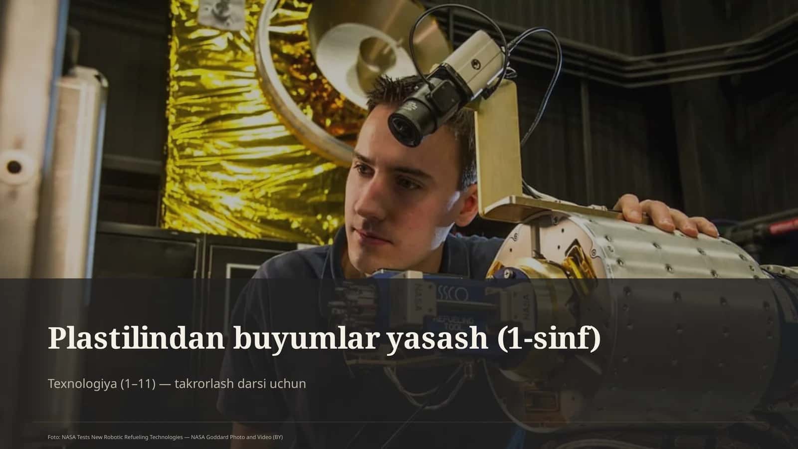 Plastilindan buyumlar yasash (1-sinf) 1