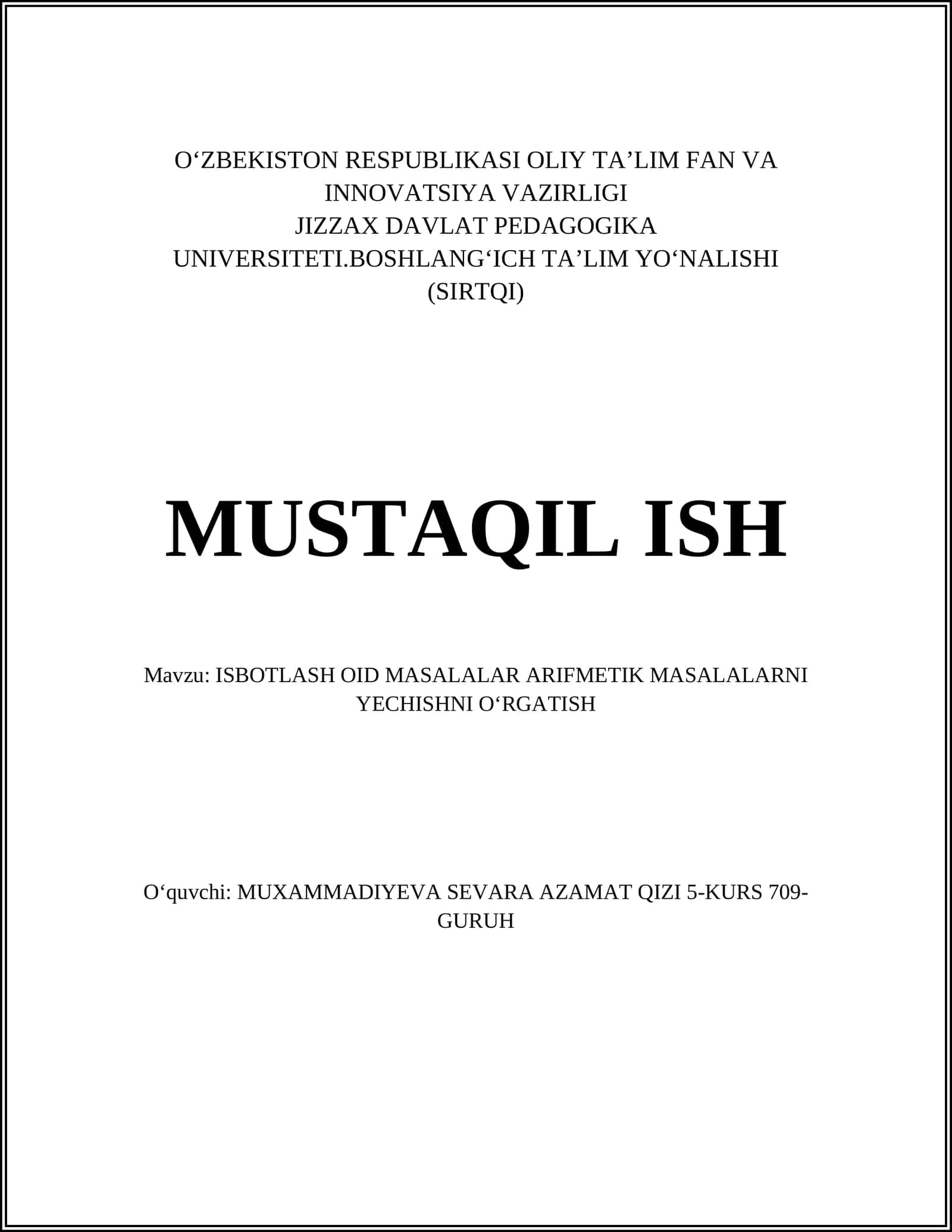 Asosiy arifmetik amallar 1