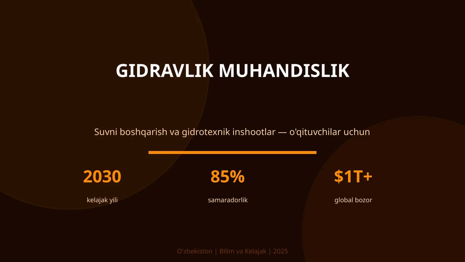 Gidravlik muhandislik 1