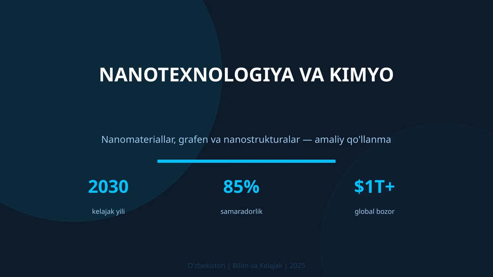 Nanotexnologiya va kimyo 1