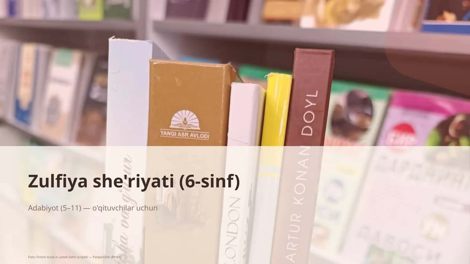 Zulfiya she'riyati (6-sinf) 1