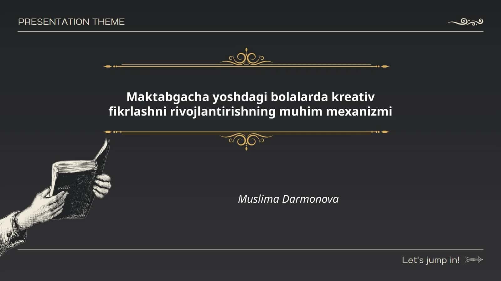 Maktabgacha yoshdagi bolalarda kreativ fikrlashni rivojlantirishning muhim mexanizmi 1