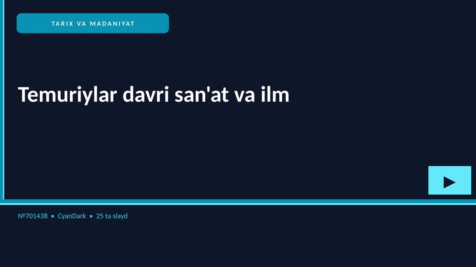 Temuriylar davri san'at va ilm 1