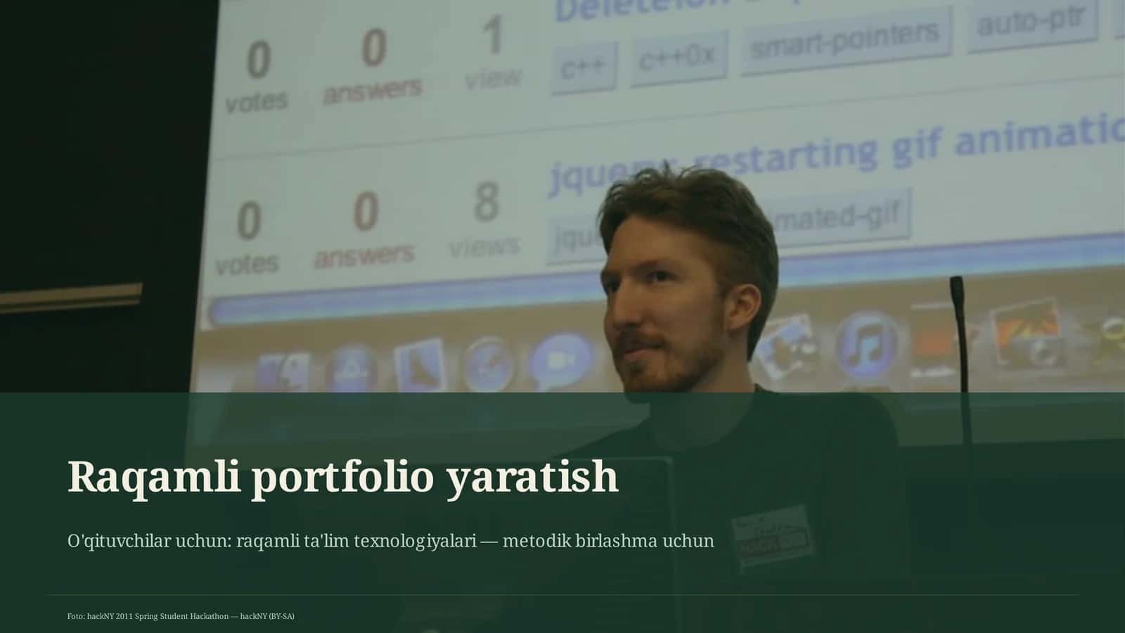 Raqamli portfolio yaratish 1