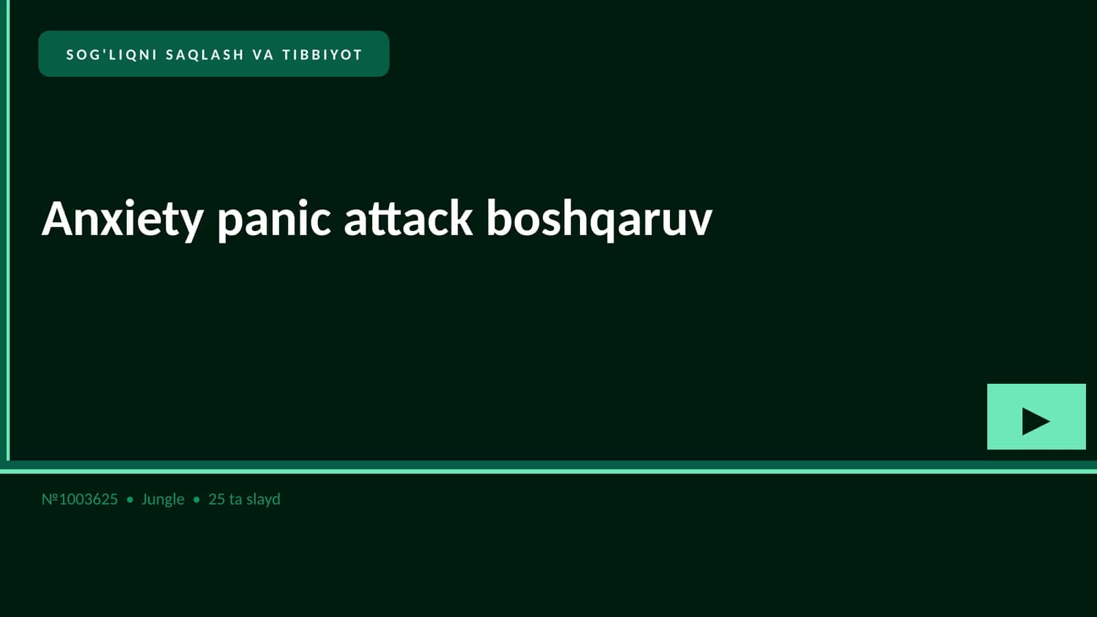 Anxiety panic attack boshqaruv 1