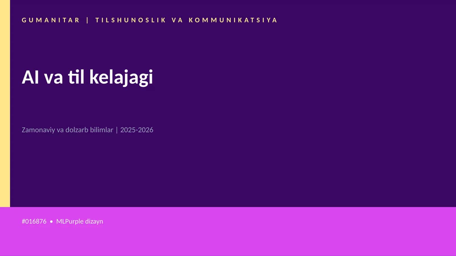 AI va til kelajagi 1