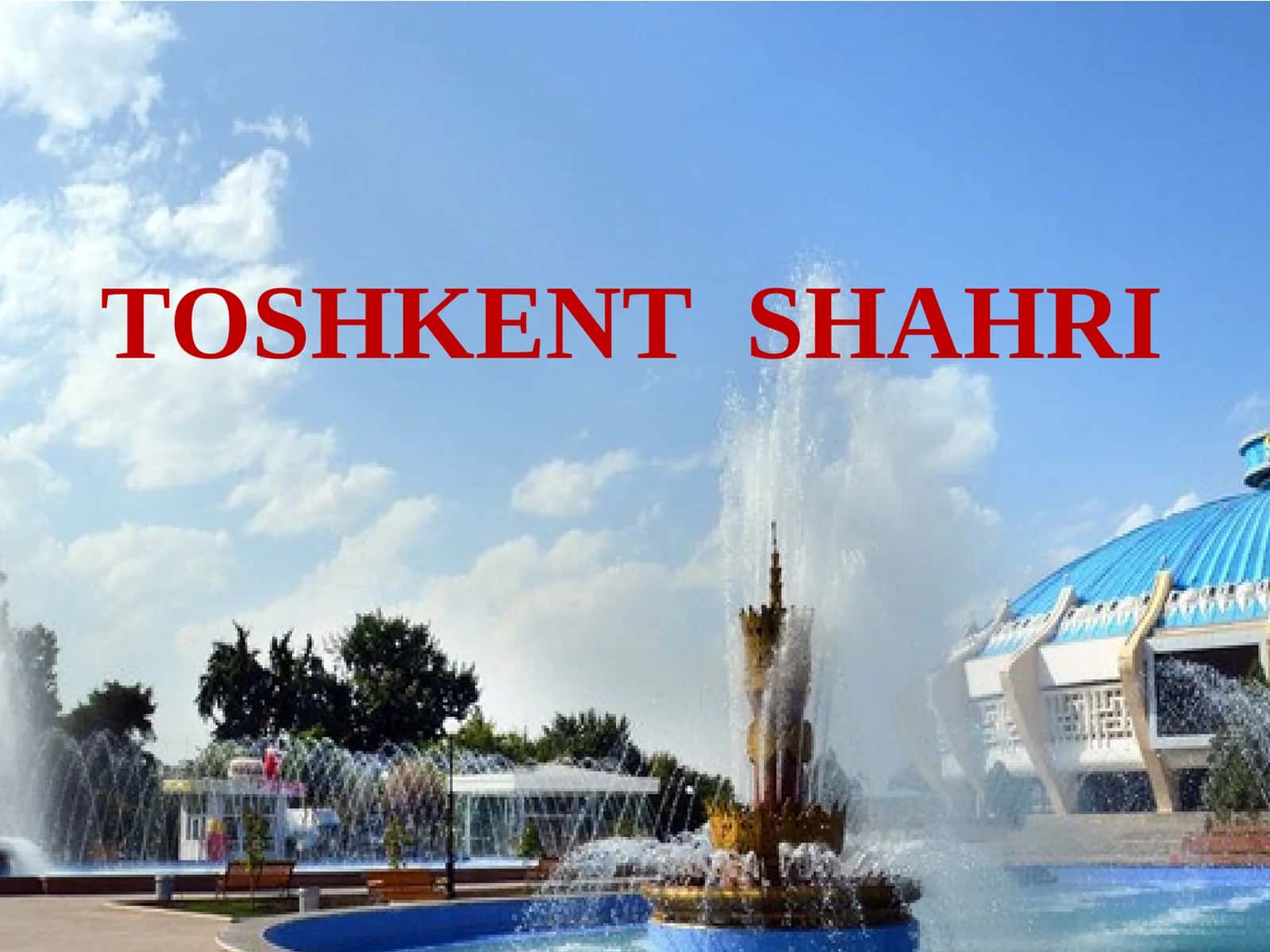 Toshkent shahri 1
