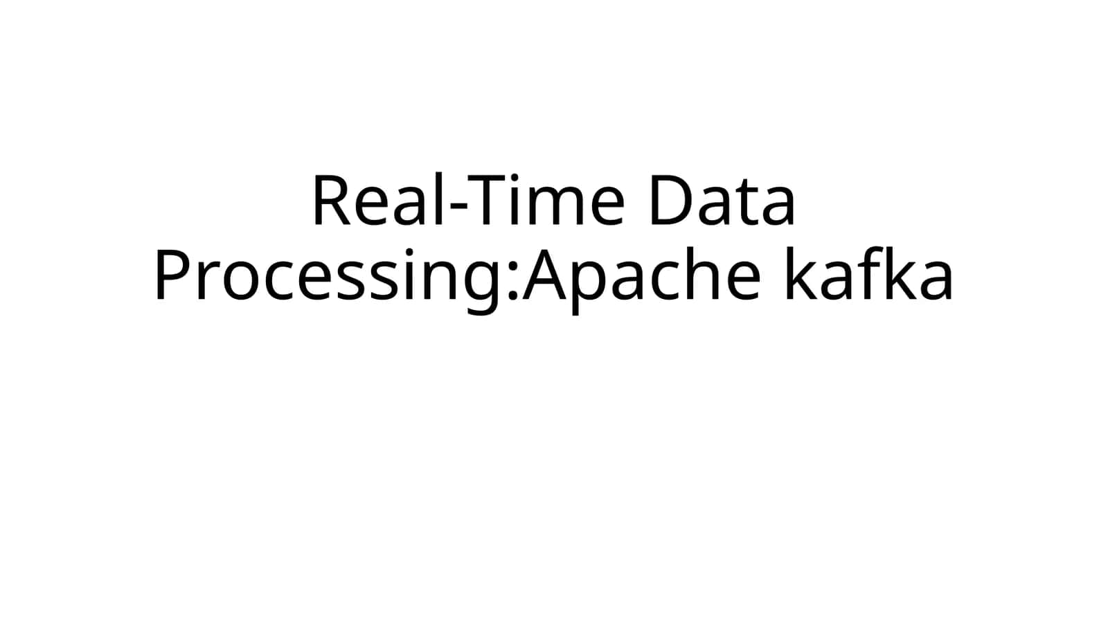 Apache Kafka 1