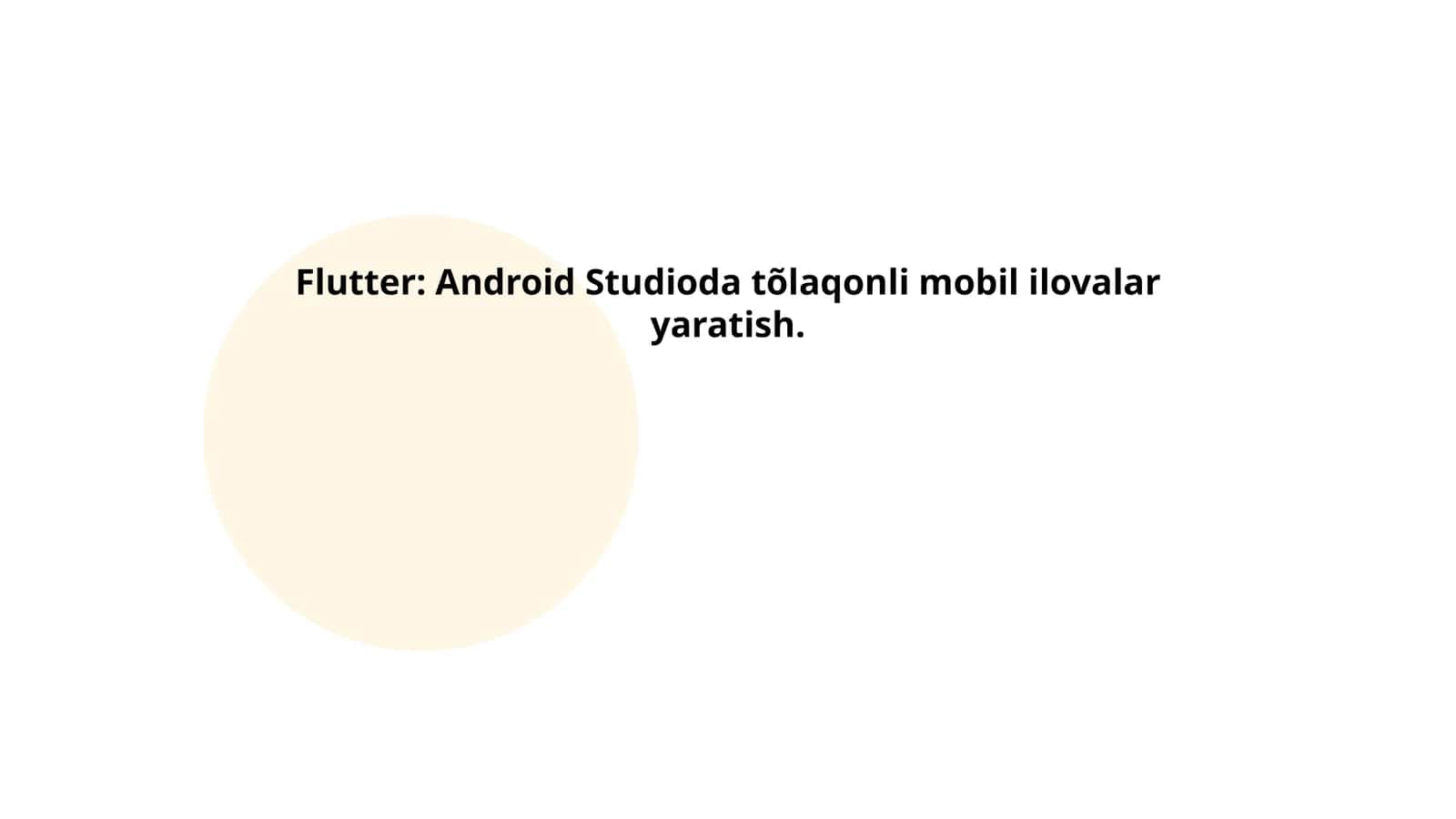 Flutter 1