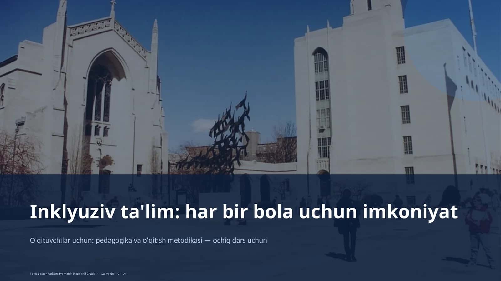 Inklyuziv ta'lim: har bir bola uchun imkoniyat 1
