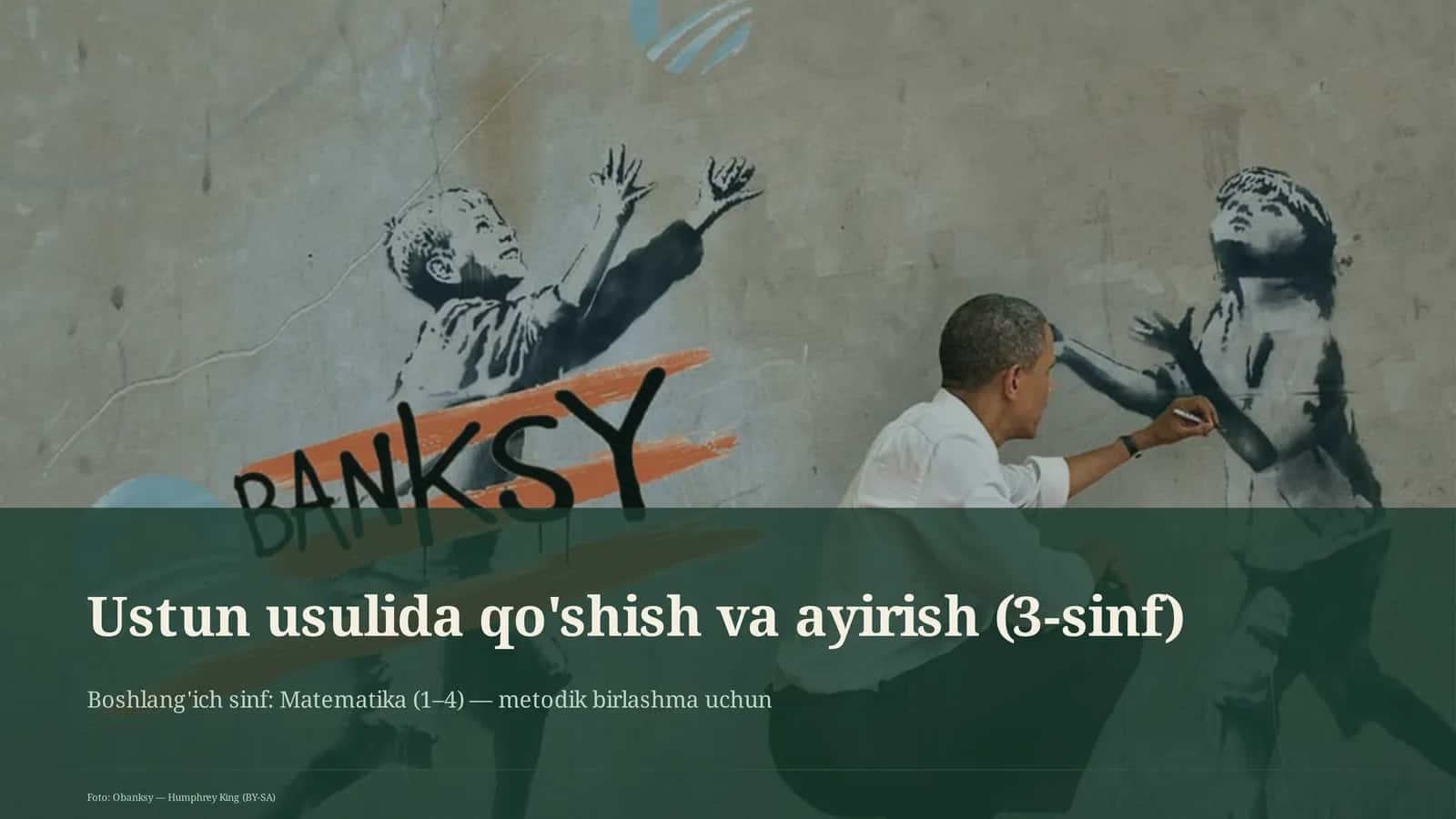 Ustun usulida qo'shish va ayirish (3-sinf) 1