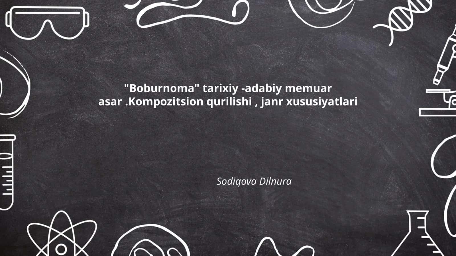 Boburnoma 1