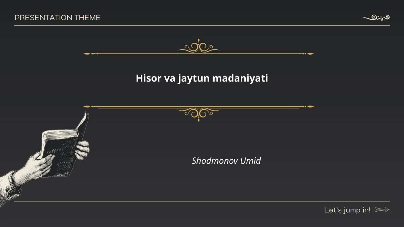 Hisor va jaytun madaniyati 1
