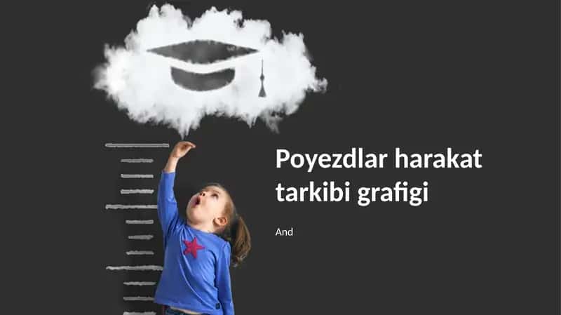 Poyezdlar harakat tarkibi grafigi 1