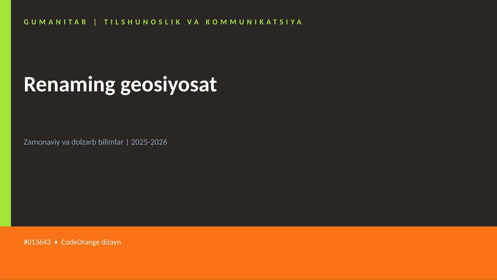 Renaming geosiyosat 1