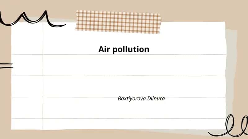 Air pollution 1