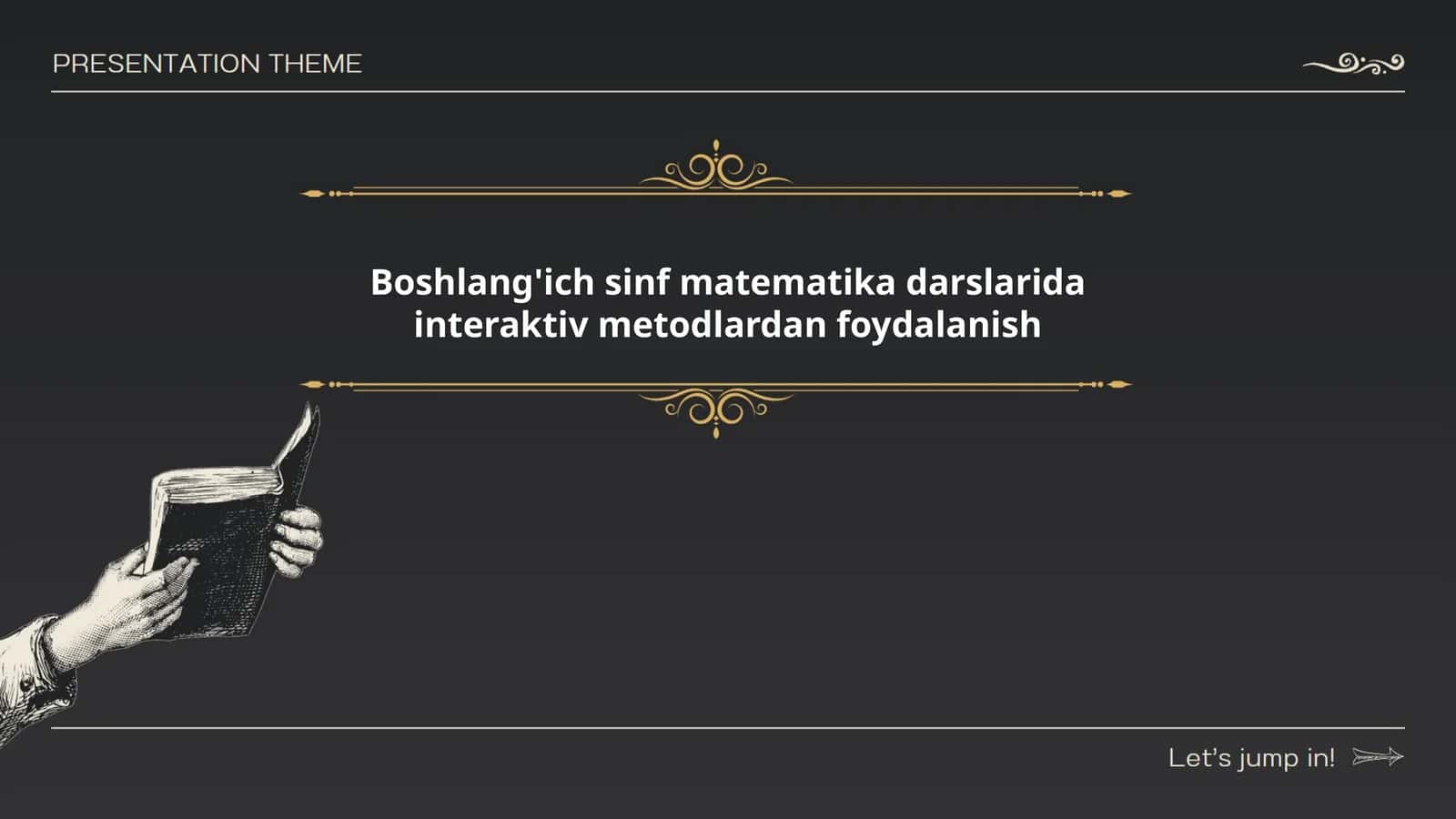 Boshlang'ich sinf matematika darslarida interaktiv metodlardan foydalanish 1