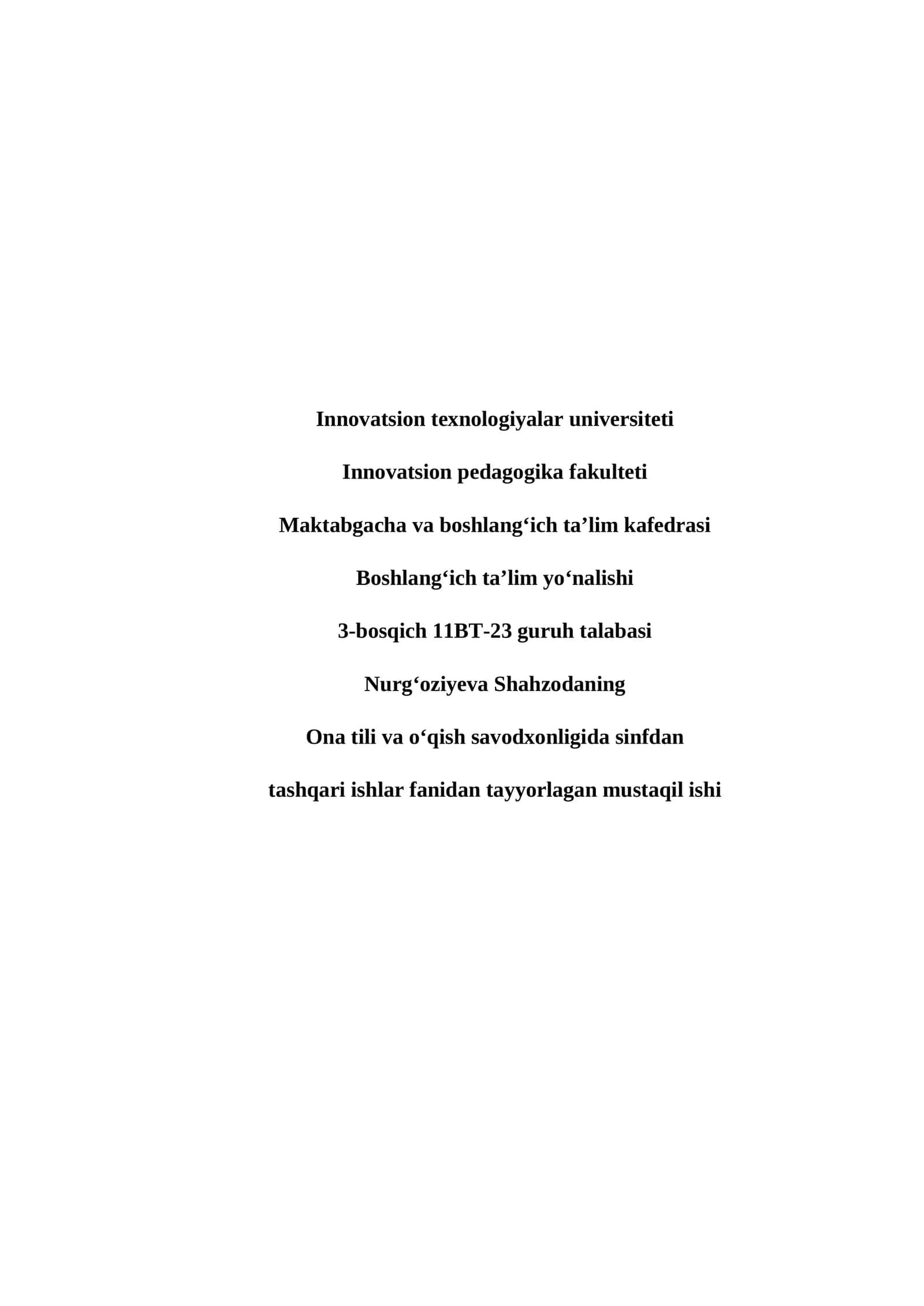 4-sinfda bellashuvlarning mazmuni va ularni tashkil etish usullariga topshiriqlar tizimini ishlab chiqish 1