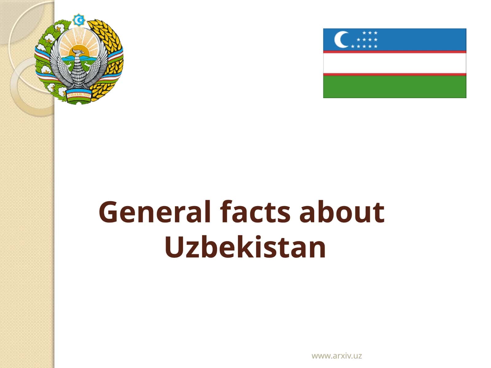 General facts about Uzbekistan 1