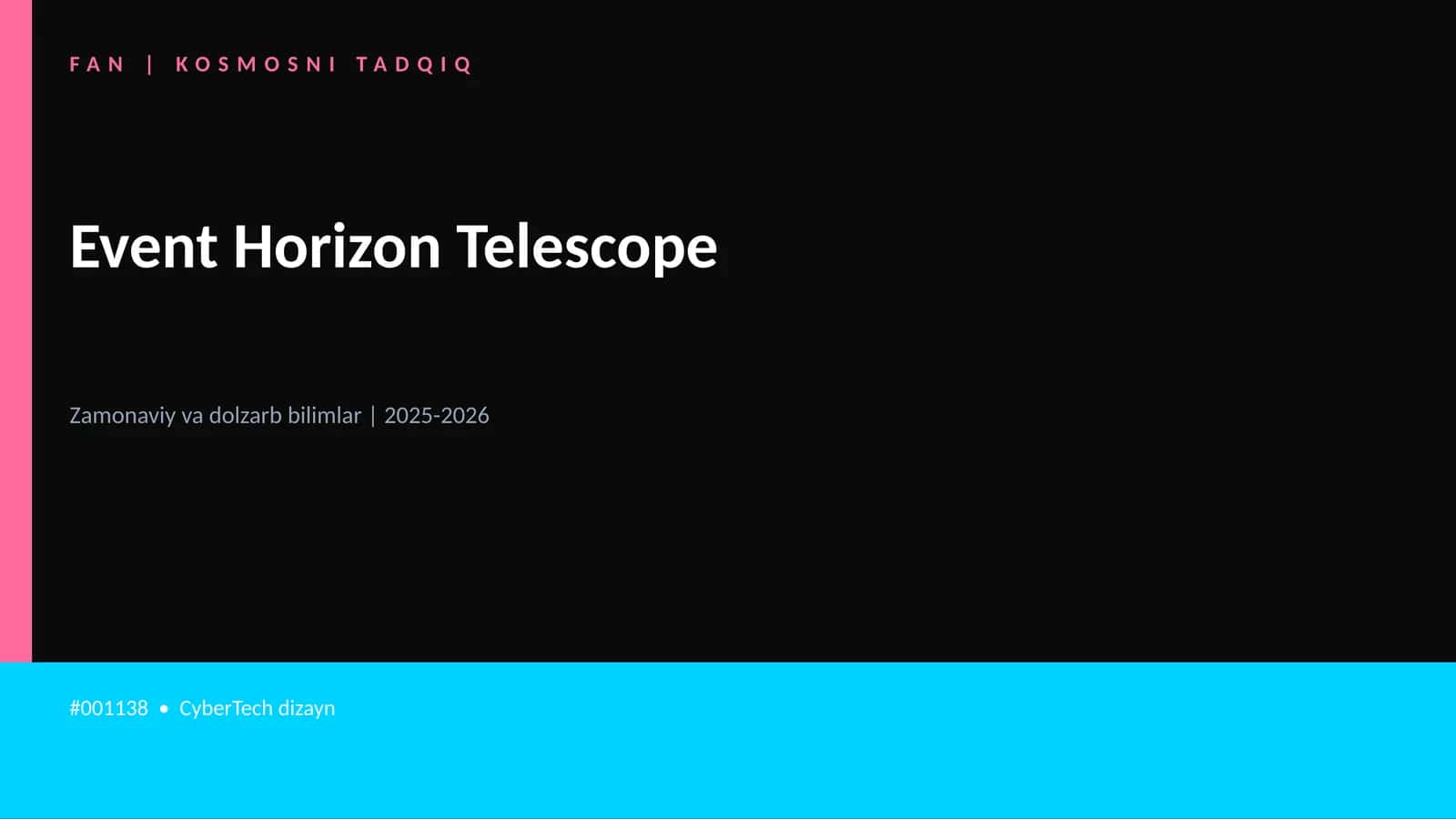 Event Horizon Telescope 1