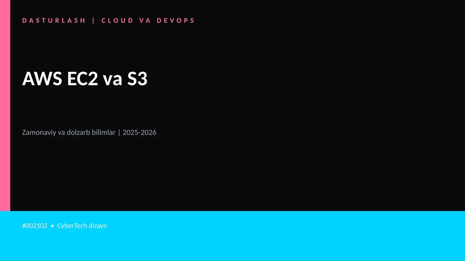 AWS EC2 va S3 1