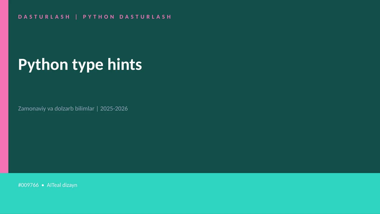 Python type hints 1