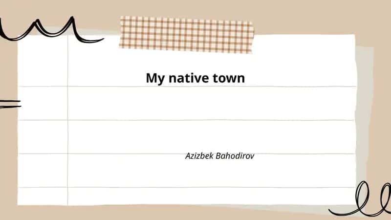 My native town 1